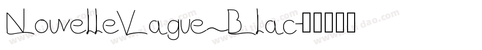 NouvelleVague Blac字体转换